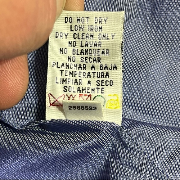 Womens Kenneth Cole Blue Floral Blazer Jacket Coat Size 12 Button Pockets - Picture 7 of 11